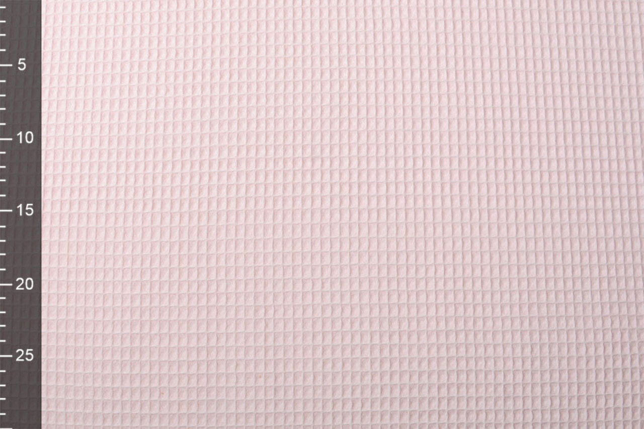 Oeko-Tex®  Waffle Pique Fabric Light Pink Oeko-Tex®  Waffle Pique Fabric Light Pink