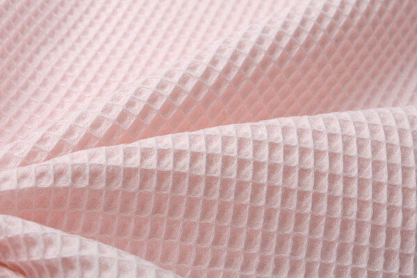 Oeko-Tex®  Waffle Pique Fabric Light Pink Oeko-Tex®  Waffle Pique Fabric Light Pink