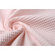 Oeko-Tex® Nid d’Abeille Coton Rose Clair Oeko-Tex® Nid d’Abeille Coton Rose Clair