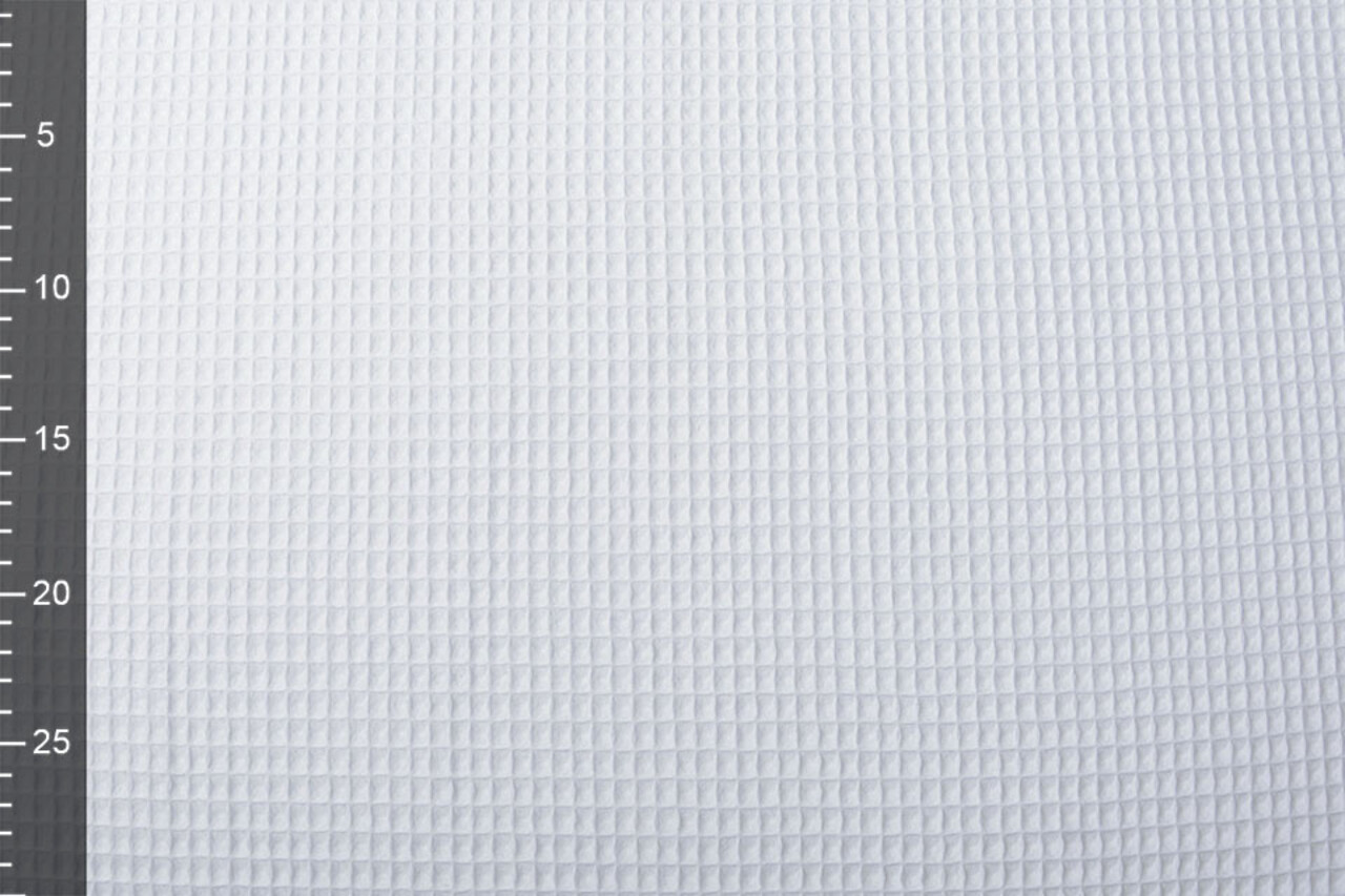 Oeko-Tex®  Waffle Pique Fabric White