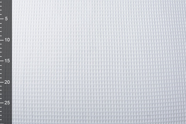 Oeko-Tex®  Waffle Pique Fabric White