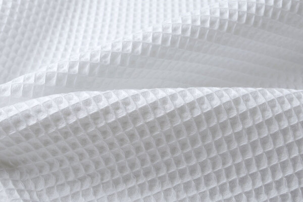 Oeko-Tex®  Waffle Pique Fabric White