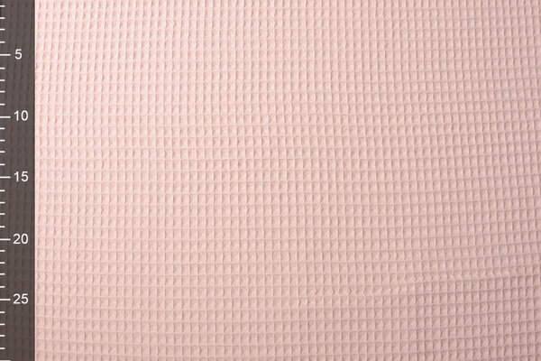 Oeko-Tex® Nid d’Abeille Coton Rose Poudré Oeko-Tex® Nid d’Abeille Coton Rose Poudré