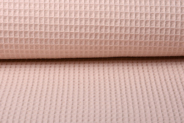 Oeko-Tex® Nid d’Abeille Coton Rose Poudré Oeko-Tex® Nid d’Abeille Coton Rose Poudré