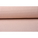Oeko-Tex®  Cotone a Nido D’ape Rosa Cipria