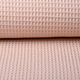 Oeko-Tex®  Waffle Pique Fabric Powder Pink