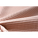 Oeko-Tex® Nid d’Abeille Coton Rose Poudré Oeko-Tex® Nid d’Abeille Coton Rose Poudré