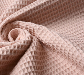 Oeko-Tex®  Wafel Katoen Poeder Roze