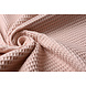 Oeko-Tex® Nid d’Abeille Coton Rose Poudré Oeko-Tex® Nid d’Abeille Coton Rose Poudré
