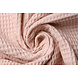 Oeko-Tex® Nido de Abeja Algodón Rosa Empolvado Oeko-Tex® Nido de Abeja Algodón Rosa Empolvado