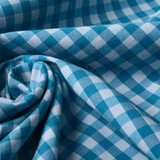 Bauern Karo 8 mm Aqua Bauern Karo 8 mm Aqua