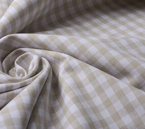 Boerenbont Ruit 8 mm Beige Boerenbont Ruit 8 mm Beige