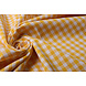 Gingham Check 8 mm Yellow Gingham Check 8 mm Yellow