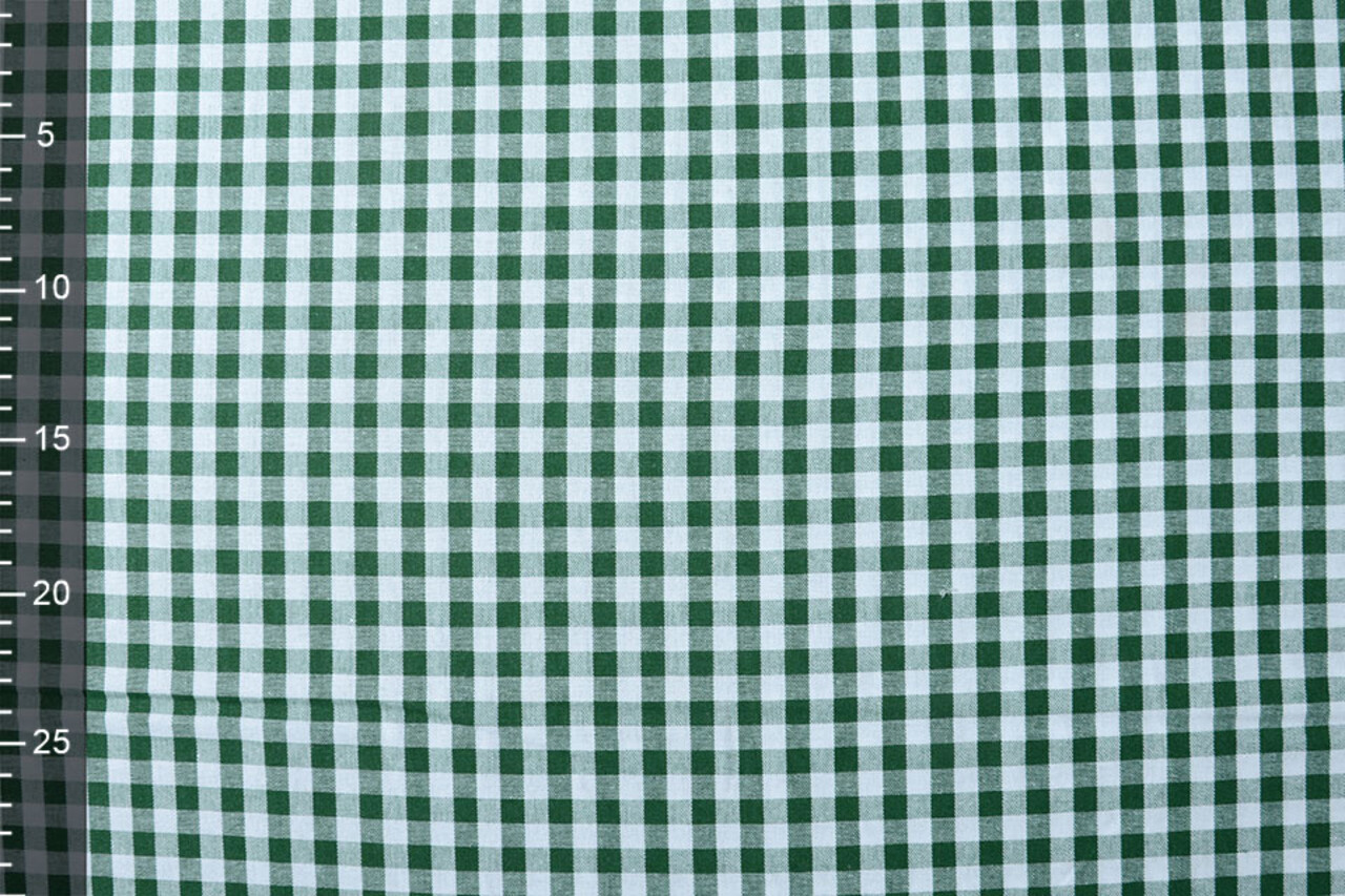 Gingham Check 8 mm Dark Green Gingham Check 8 mm Dark Green