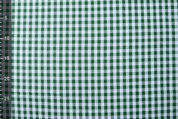 Gingham Check 8 mm Dark Green Gingham Check 8 mm Dark Green
