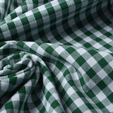 Gingham Check 8 mm Dark Green Gingham Check 8 mm Dark Green