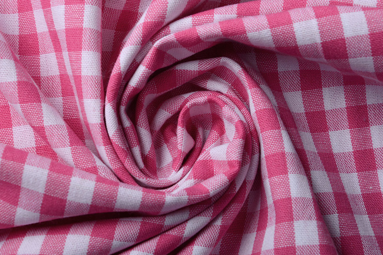 Vichy Traditionnel Carreaux 8 Mm Fuchsia