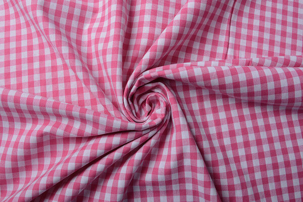 Gingham Check 8 mm Fuchsia Gingham Check 8 mm Fuchsia