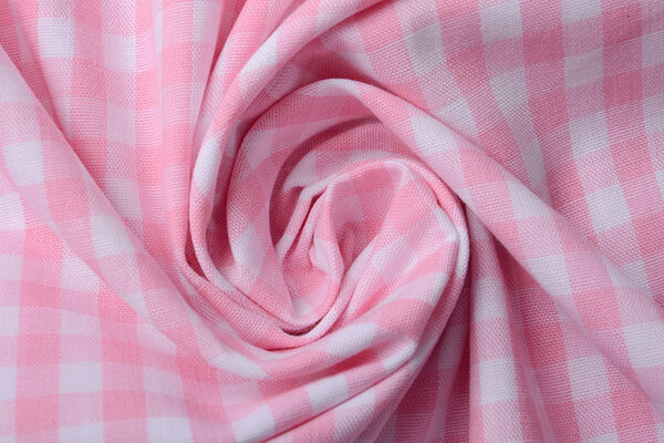 Gingham Check 8 mm Pink Gingham Check 8 mm Pink