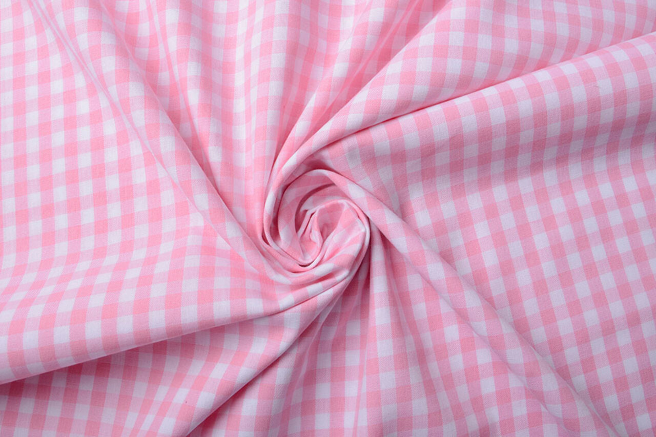Boerenbont Ruit 8 mm Roze Boerenbont Ruit 8 mm Roze