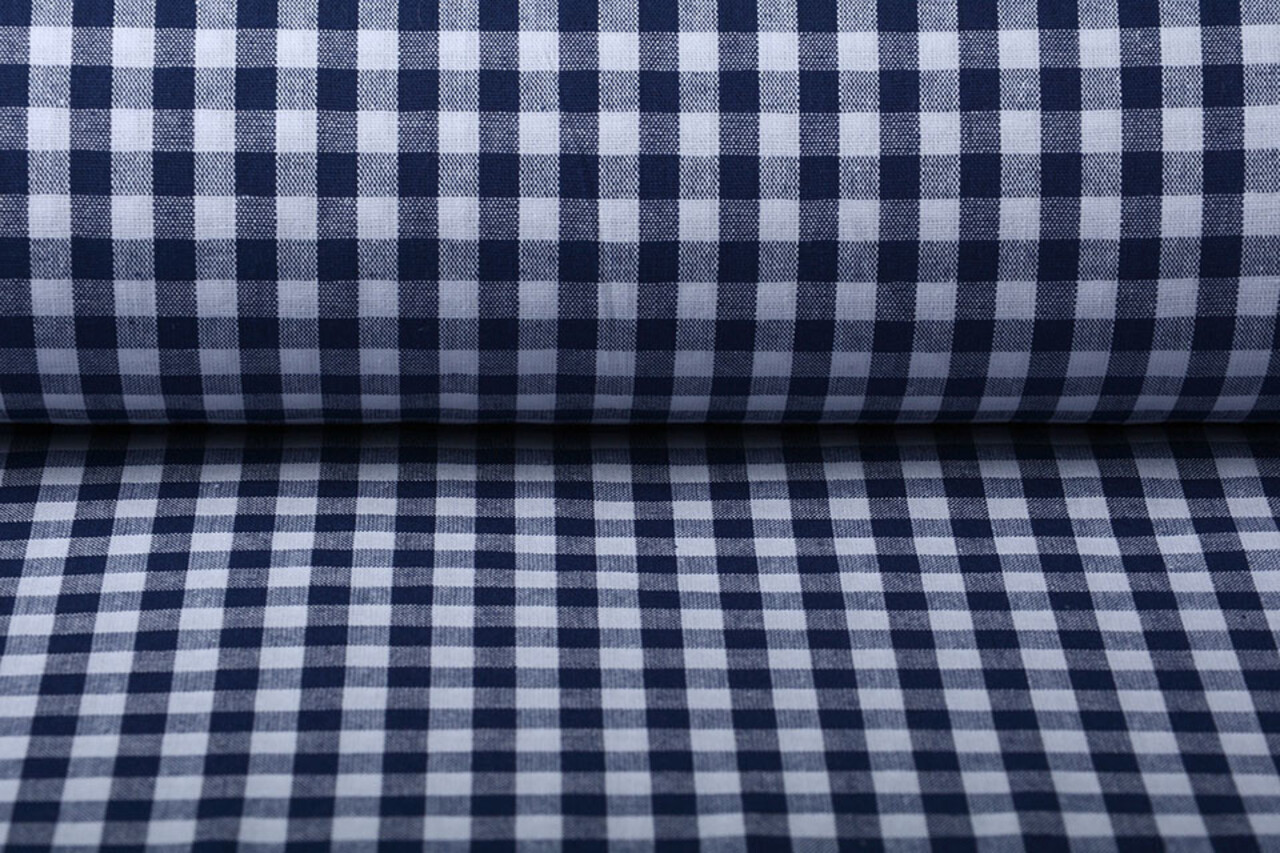 Boerenbont Ruit 8 mm Marine Blauw Boerenbont Ruit 8 mm Marine Blauw