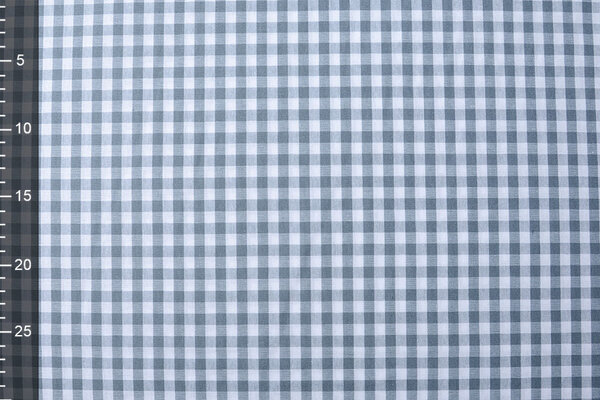 Gingham Check 8 mm Grey Gingham Check 8 mm Grey
