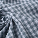 Gingham Check 8 mm Grey