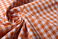 Vichy Traditionnel Carreaux 8 Mm Orange