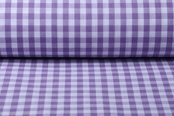 Vichy Traditionnel Carreaux 8 Mm Foncé Lilas