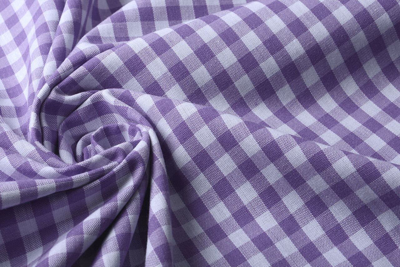 Vichy Traditionnel Carreaux 8 Mm Foncé Lilas
