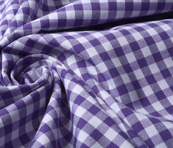 Gingham Check 8 mm Purple