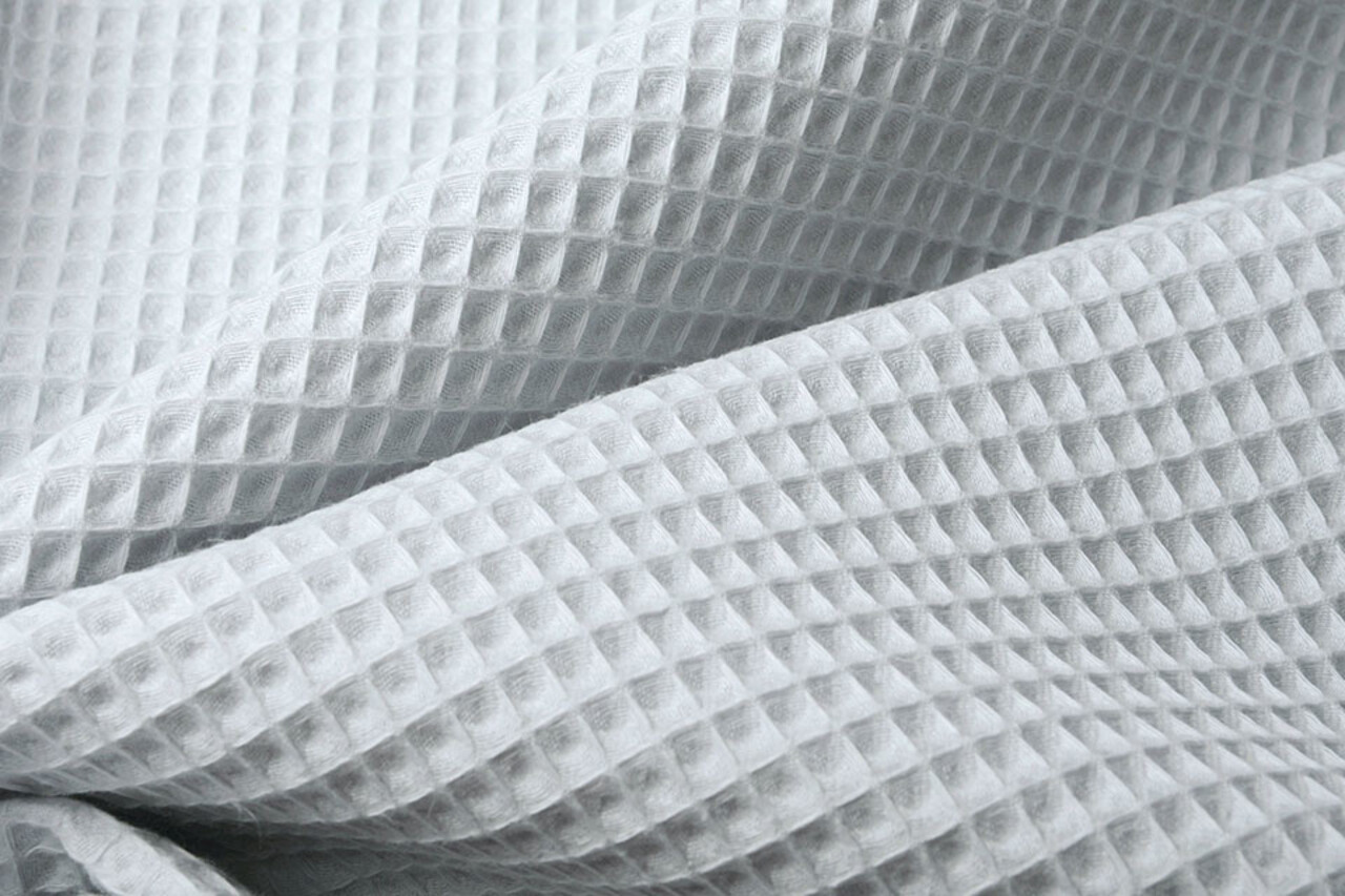 Oeko-Tex®  Wafel Katoen Zilver