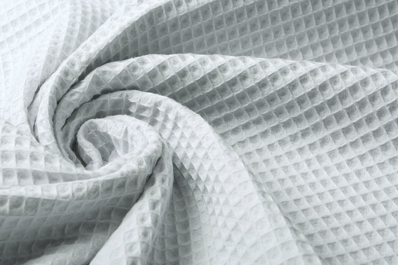 Oeko-Tex®  Wafel Katoen Zilver