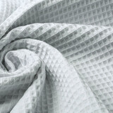 Oeko-Tex®  Waffelpiqué Baumwolle Silber Oeko-Tex®  Waffelpiqué Baumwolle Silber