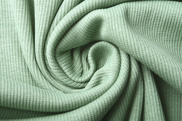 Oeko-Tex®  Rib Jersey Oud Groen