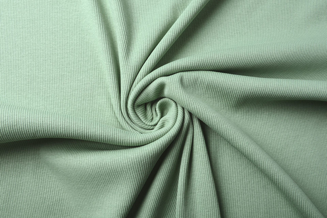 Oeko-Tex® Canalé Jersey Verde Antiguo Oeko-Tex® Canalé Jersey Verde Antiguo