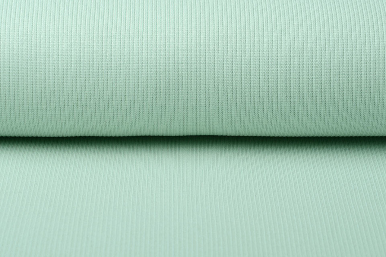 Oeko-Tex®  Rib Jersey Licht Oud Groen