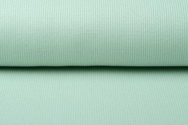 Oeko-Tex®  Ripp Jersey Hell Altgrün