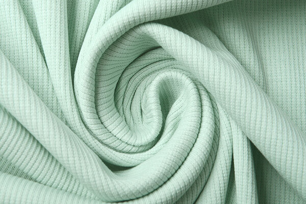 Oeko-Tex®  Rib Jersey Licht Oud Groen