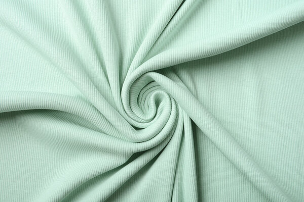 Oeko-Tex®  Rib Jersey Licht Oud Groen
