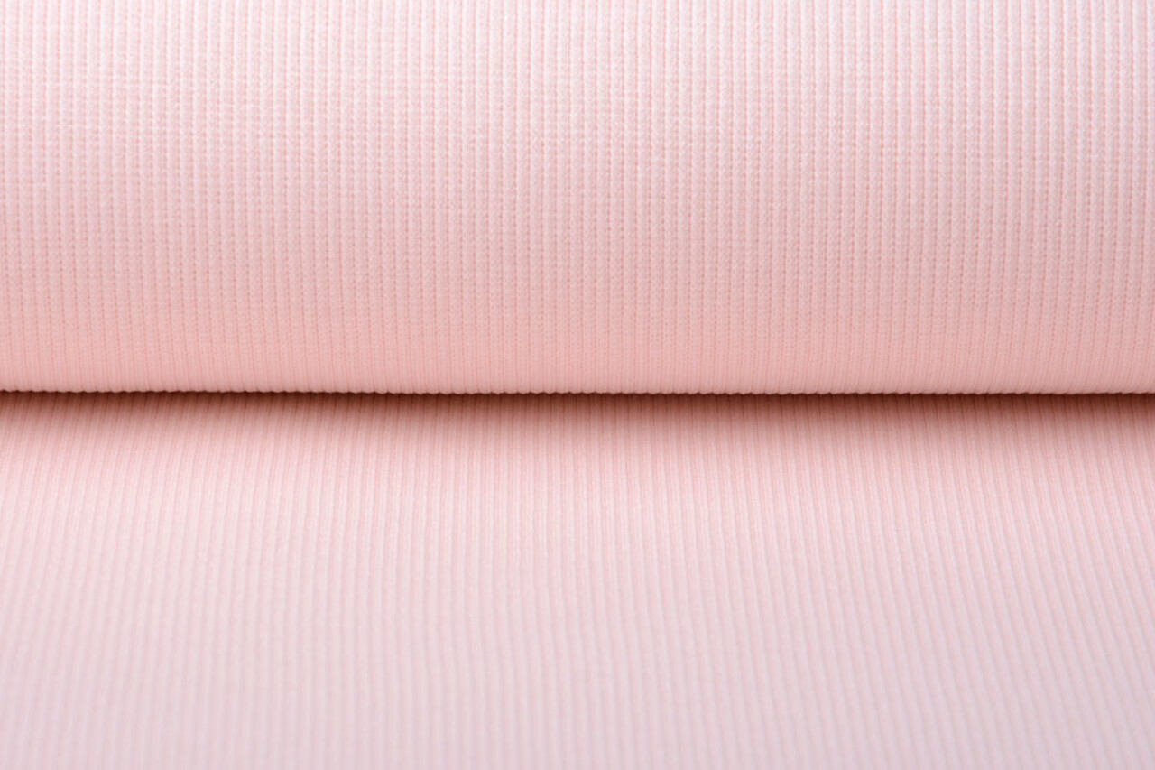 Oeko-Tex®  Rib Jersey Licht Roze