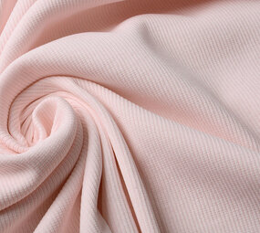 Oeko-Tex® Côtelé Jersey Rose Clair Oeko-Tex® Côtelé Jersey Rose Clair