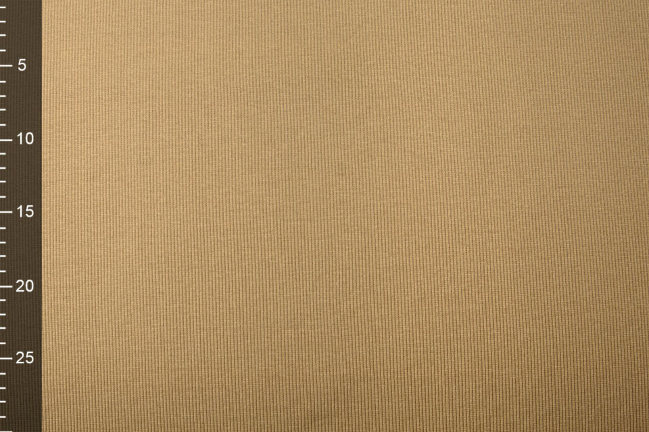Oeko-Tex®  Rib Jersey Mokka Bruin