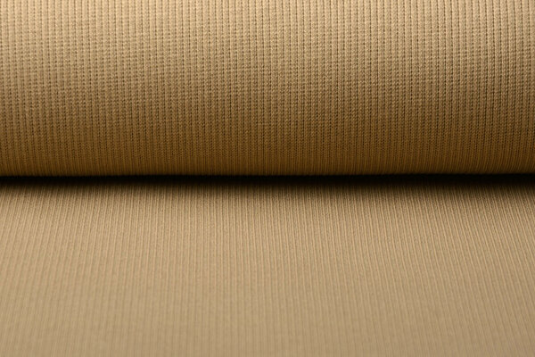 Oeko-Tex®  Rib Jersey Mokka Bruin