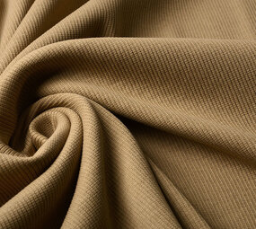 Oeko-Tex®  Rib Jersey Mokka Bruin Oeko-Tex®  Rib Jersey Mokka Bruin