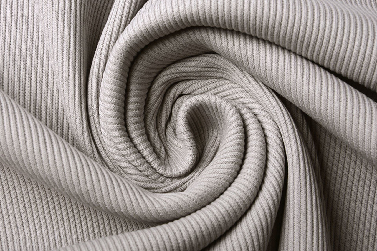 Oeko-Tex®  Ripp Jersey Grau