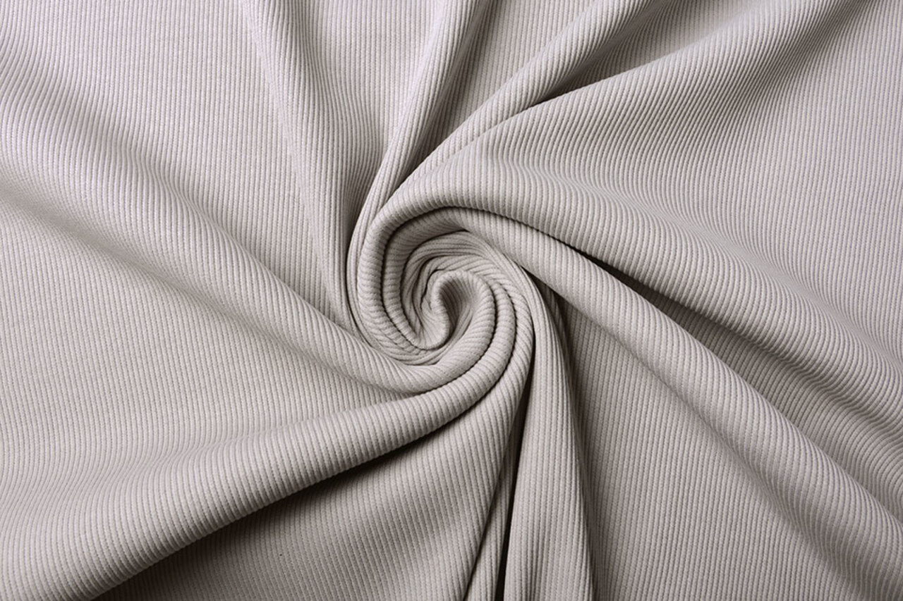 Oeko-Tex® Côtelé Jersey Gris Oeko-Tex® Côtelé Jersey Gris