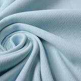 Oeko-Tex®  Ripp Jersey Babyblau Oeko-Tex®  Ripp Jersey Babyblau
