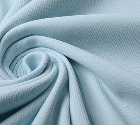 Oeko-Tex®  Ripp Jersey Babyblau Oeko-Tex®  Ripp Jersey Babyblau
