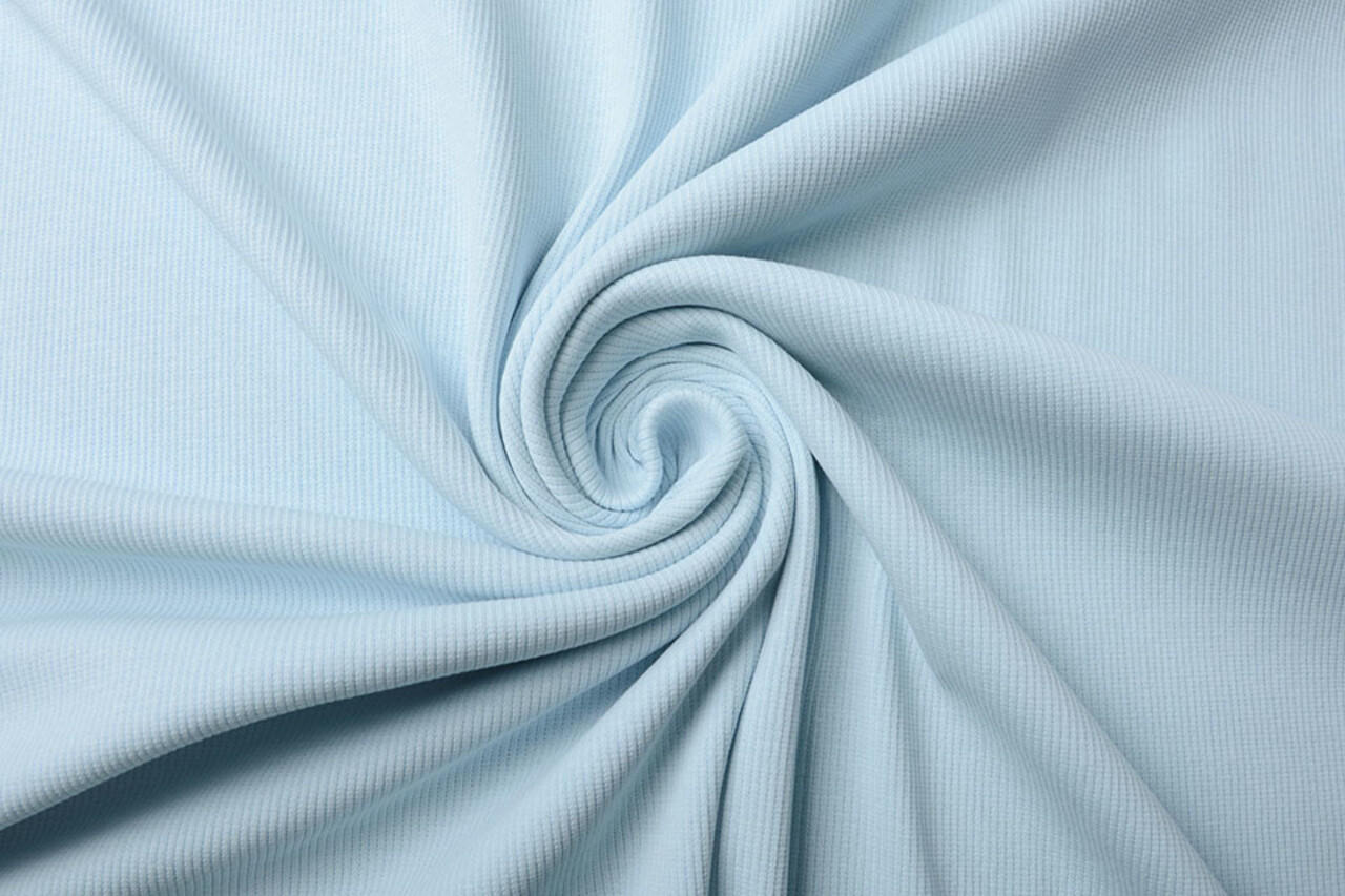 Oeko-Tex®  Rib Jersey Baby Blue